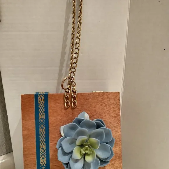 Original Suenos de Saundra Upcycled ESPINOSA Cigar Box Purse - Picture 5 of 12